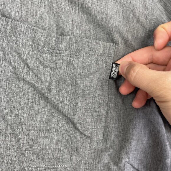 Outdoor Research Shirt Mens XL Gray Light Button Up Long Sleeve Hiking Outdoor - Picture 8 of 16